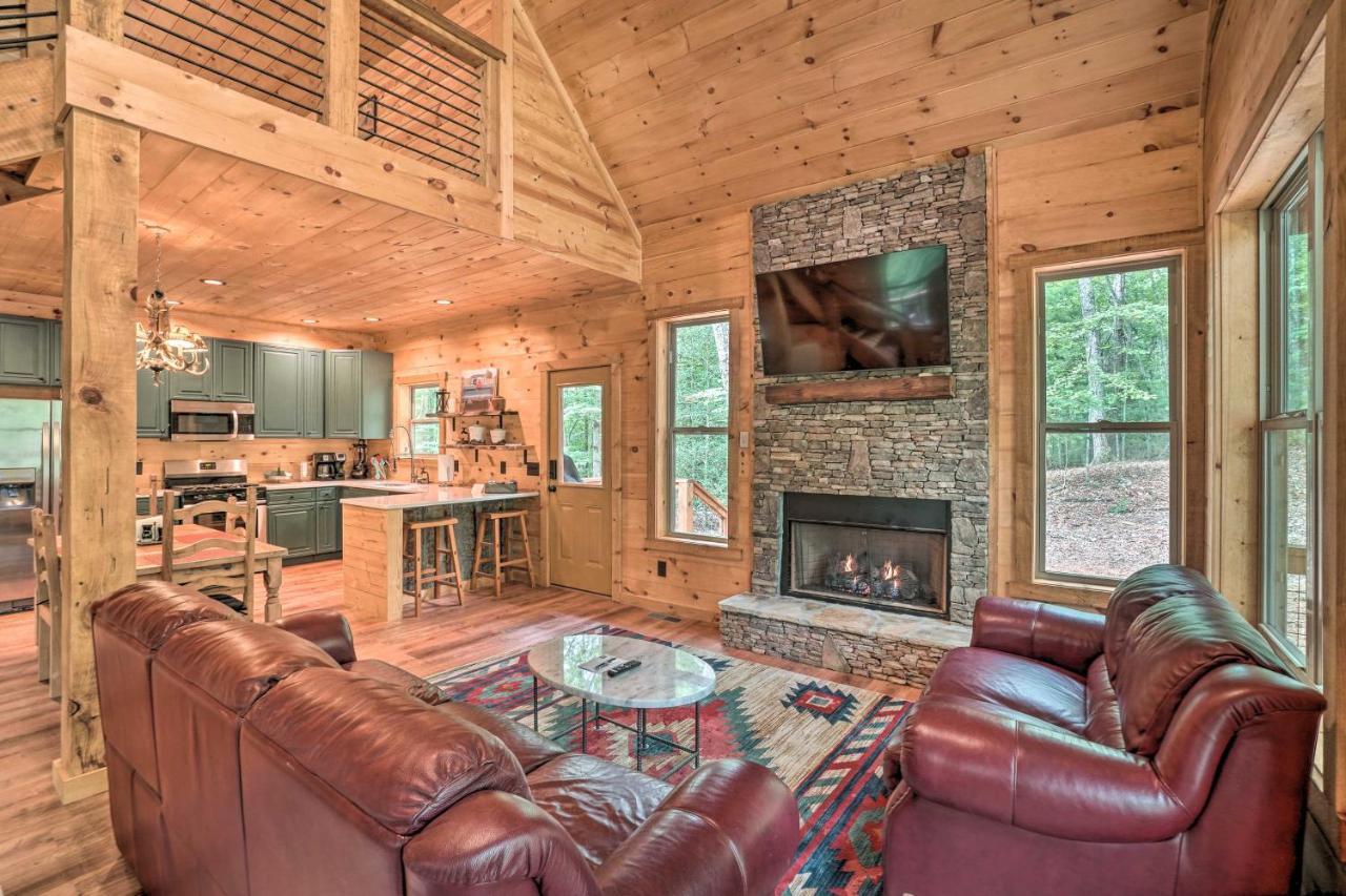 Peaceful Cabin On 3 Private Acres Deck And Fire Pit Blairsville Kültér fotó