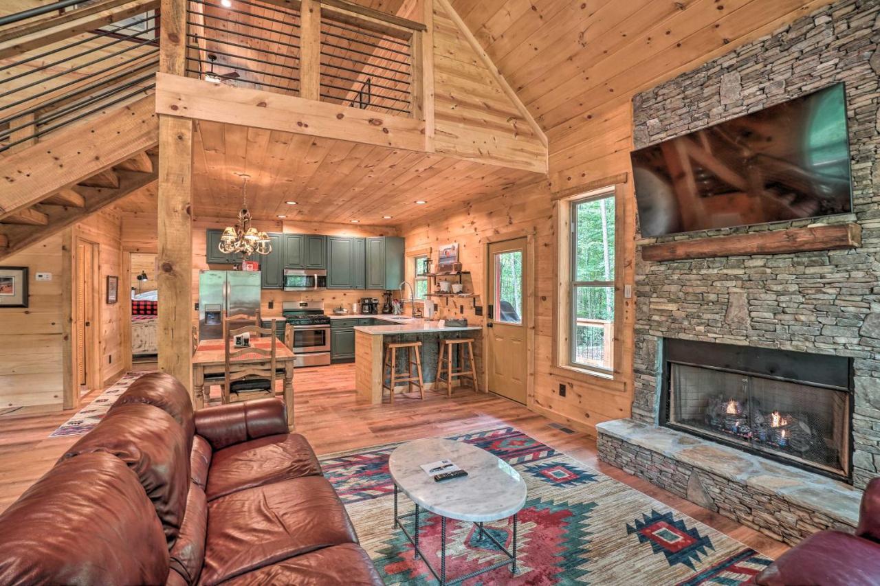 Peaceful Cabin On 3 Private Acres Deck And Fire Pit Blairsville Kültér fotó