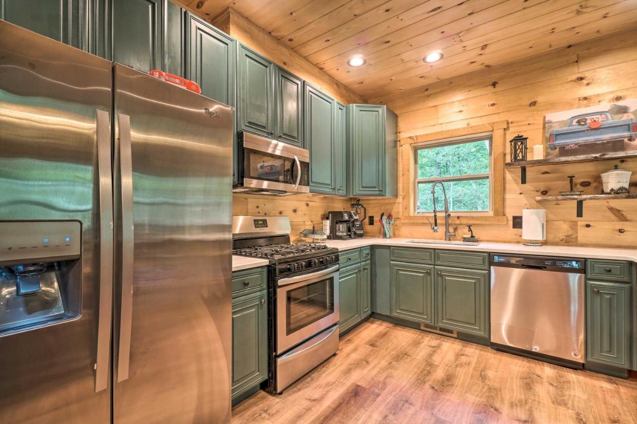 Peaceful Cabin On 3 Private Acres Deck And Fire Pit Blairsville Kültér fotó