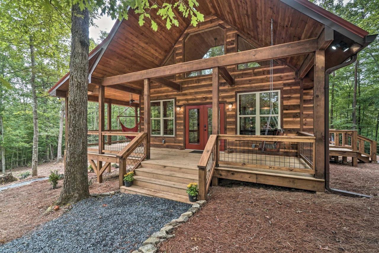 Peaceful Cabin On 3 Private Acres Deck And Fire Pit Blairsville Kültér fotó
