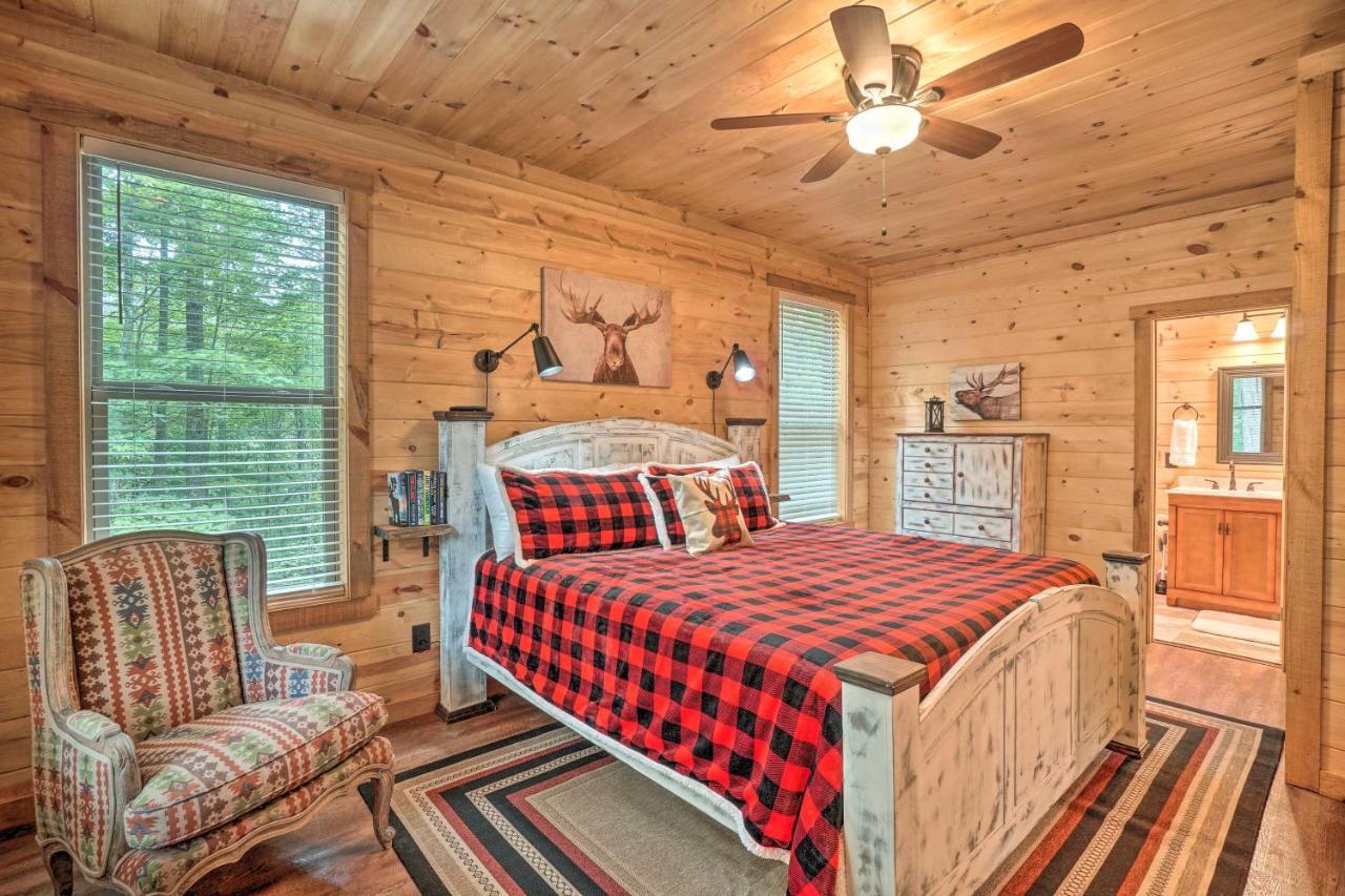 Peaceful Cabin On 3 Private Acres Deck And Fire Pit Blairsville Kültér fotó