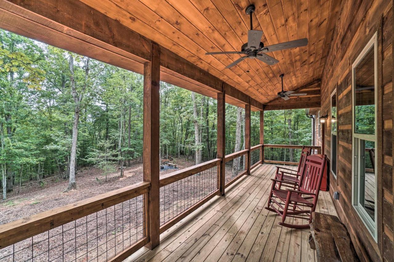 Peaceful Cabin On 3 Private Acres Deck And Fire Pit Blairsville Kültér fotó