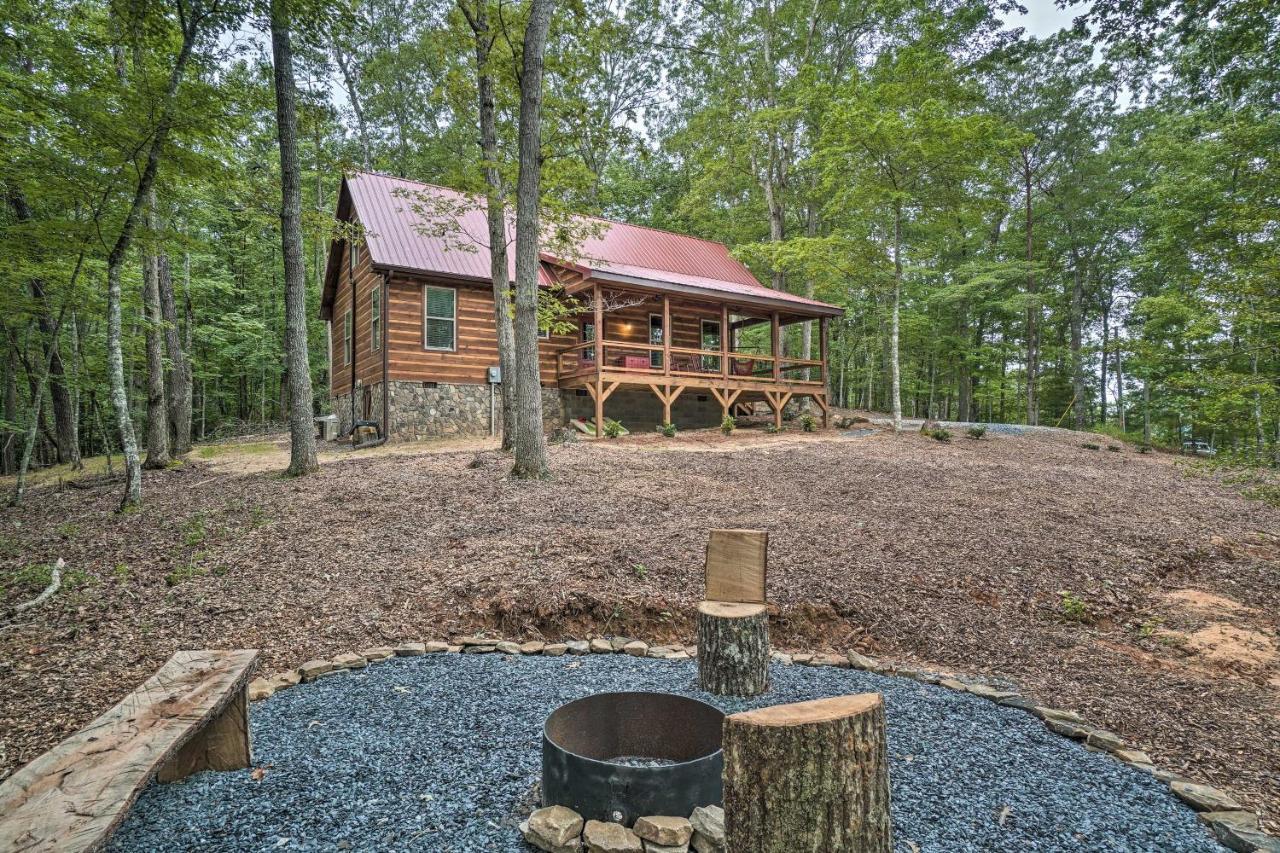Peaceful Cabin On 3 Private Acres Deck And Fire Pit Blairsville Kültér fotó